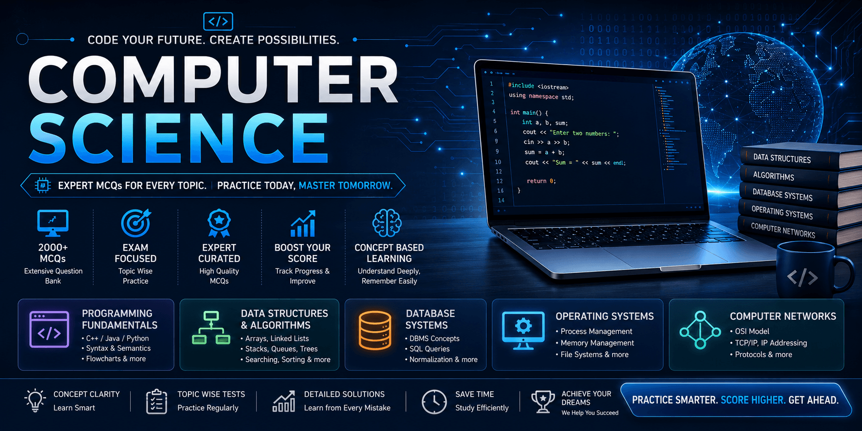 Computer Science MCQs banner